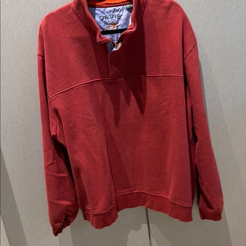 Orvis Men's Red Sweater